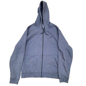 VINTAGE Nike Sweater Hoodie Large Gray